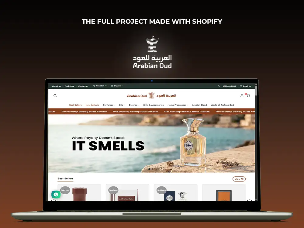 Arabian Oud storefront