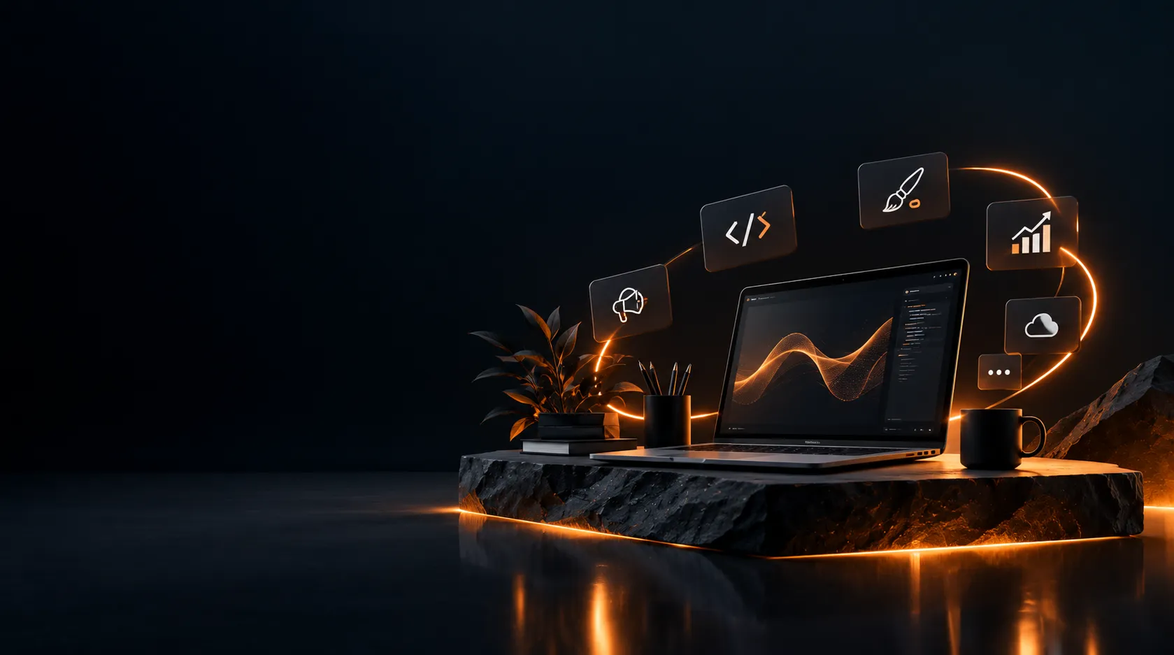 Creative 3D visual artwork