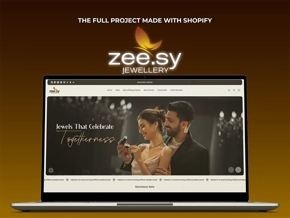Zee.sy Jewelry showcase